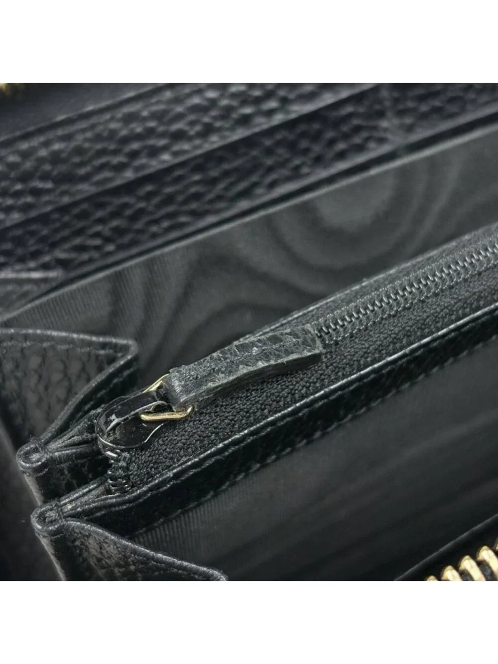 Gucci Wallet GG Marmont Beige Black